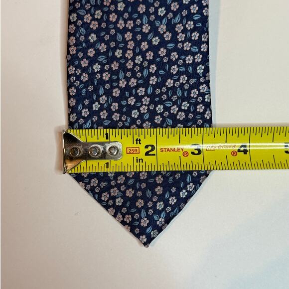 Tommy Hilfiger Blue Botanical Tie NEW WITH TAGS - Picture 5 of 5
